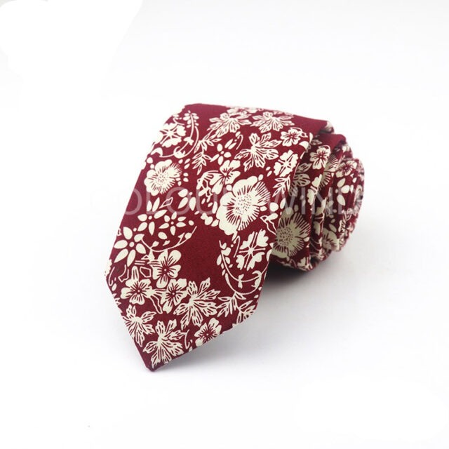 Handmade Floral Cotton Ties